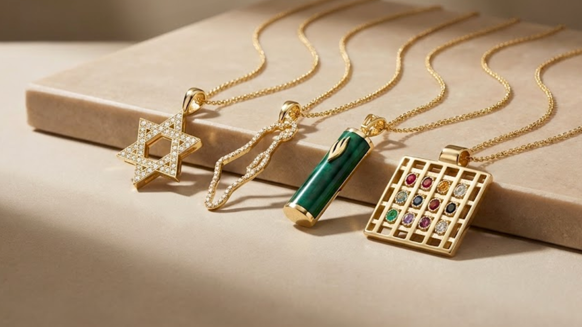 Jewish Necklace Symbols Explained: Star of David, Chai, Hamsa, Shema, Hoshen and More