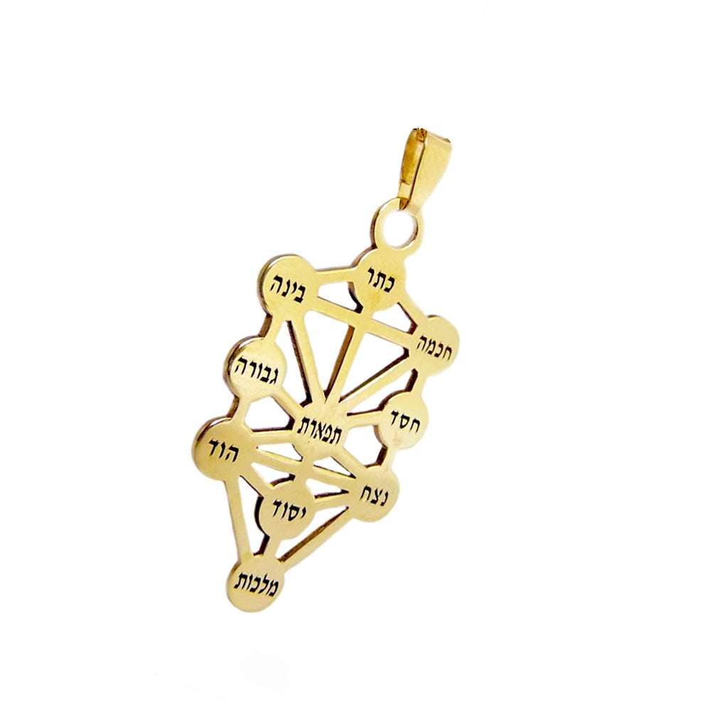 Collana con Stella di David placcata in oro 14 carati