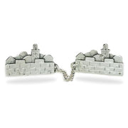 Silver Jerusalem Skyline Tallit Clip
