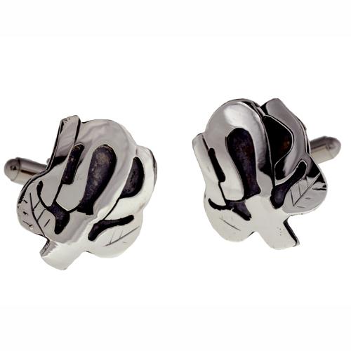 Silver Tree of Life Name Cufflinks