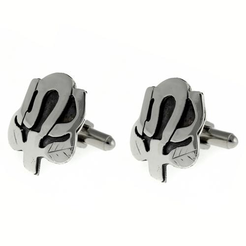 Silver Tree of Life Name Cufflinks