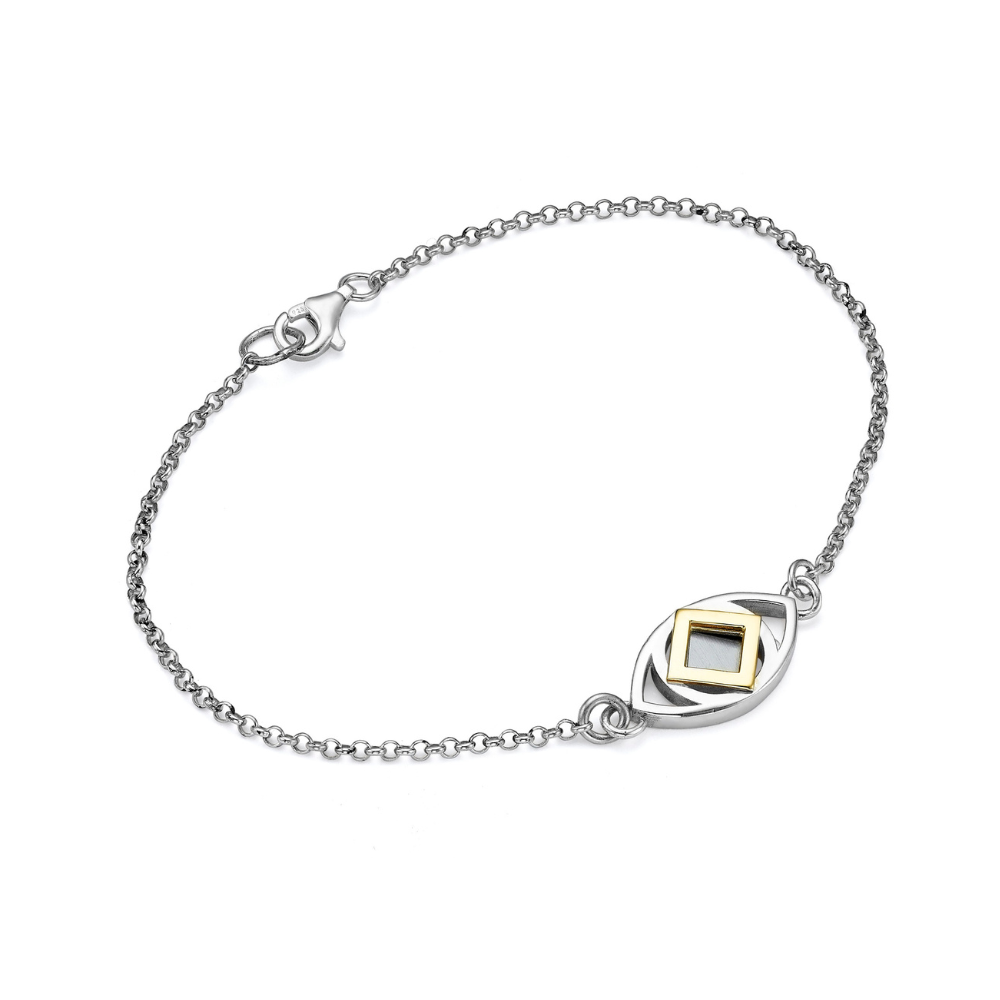 Evil Eye Bracelet with Nano Bible