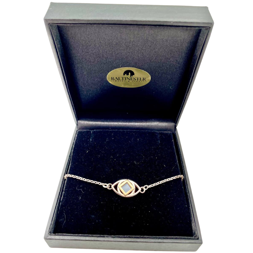 Evil Eye Bracelet with Nano Bible