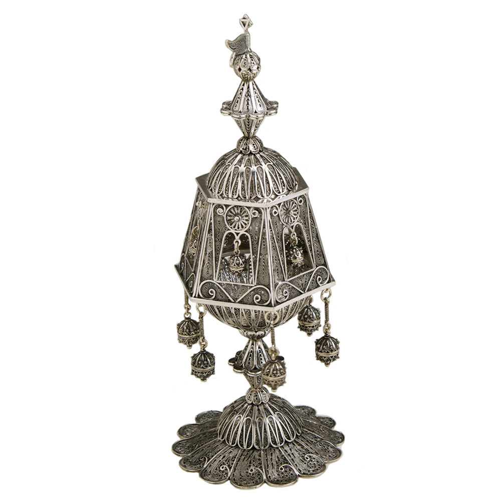 Traditional Sterling Silver Besamim for Havdala