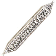 Silver Filigree Triangular Mezuzah Case