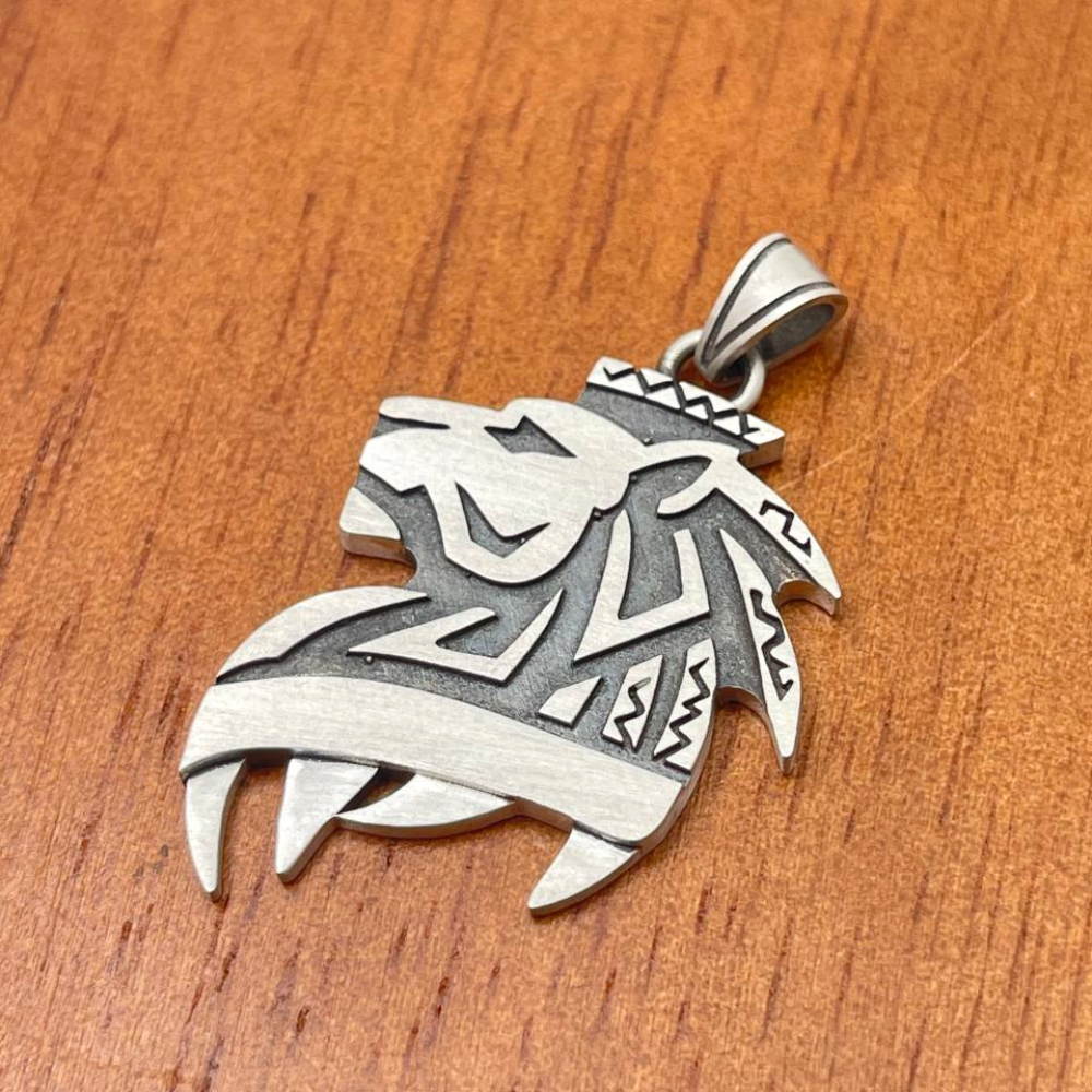 Lion of Judah Pendant in Sterling Silver