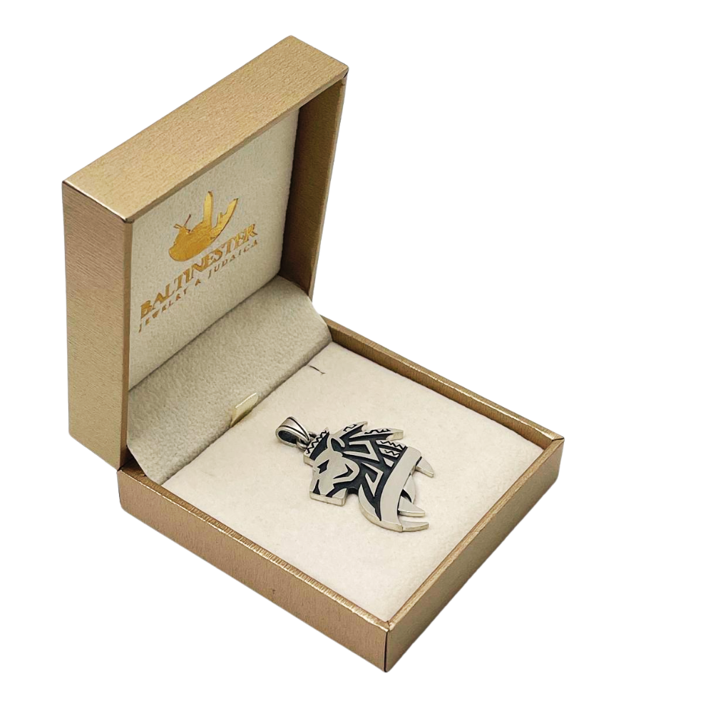 Lion of Judah Pendant in Sterling Silver