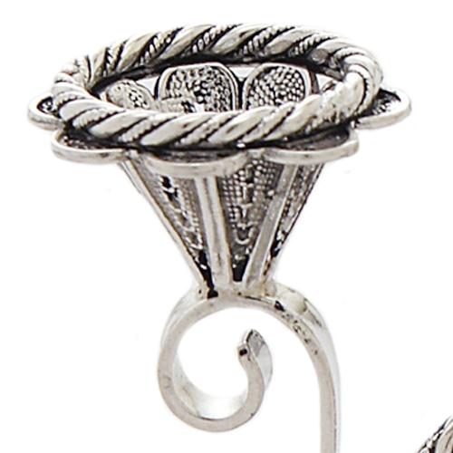 Sterling Silver Filigree Curled Candelabra