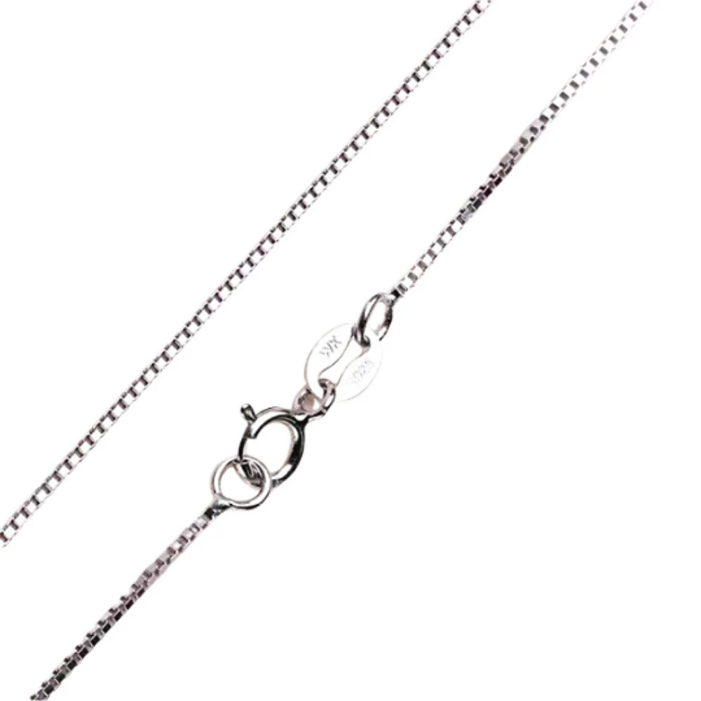 925 Sterling Silver Box Chain 1.2mm 16-24''