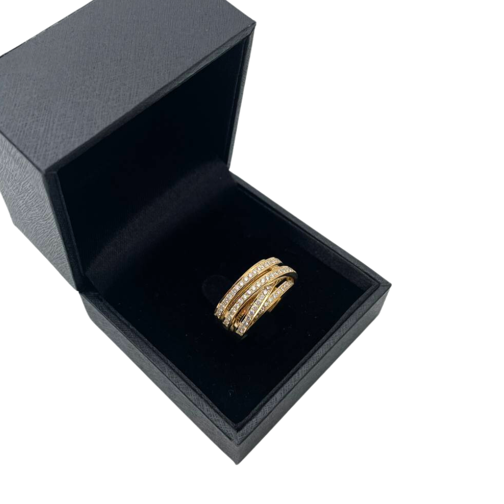 Gates of Jerusalem Ring in 18K Gold with 1.03 CT Diamonds