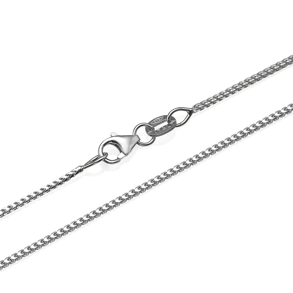 White Gold Franco Chain - 14k  | 1.1mm 16-28"
