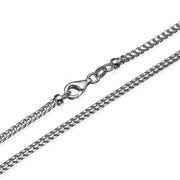 Franco Gold Chain in 14k White Gold 2.5mm 16-28"