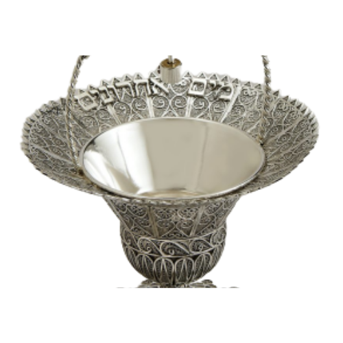 Sterling Silver Filigree Mayim Achronim