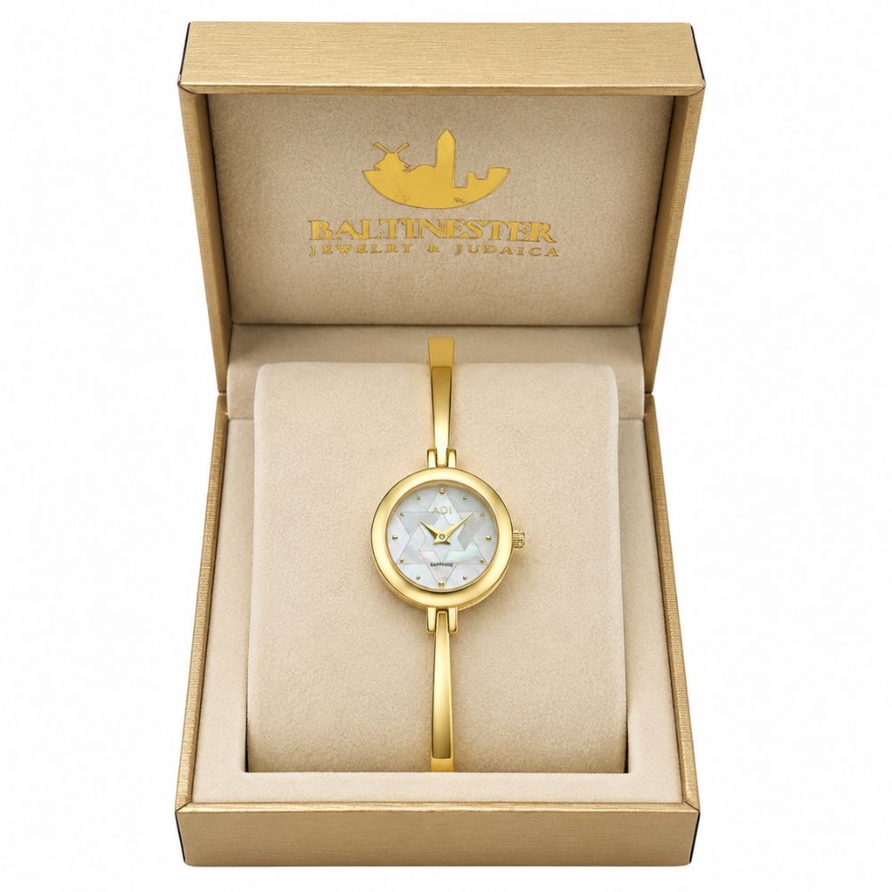 Star of David Women's Watch Stainless Steel Silver or Gold
