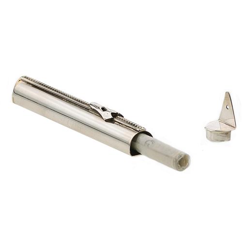 Sterling Silver Dotted Mezuzah Case