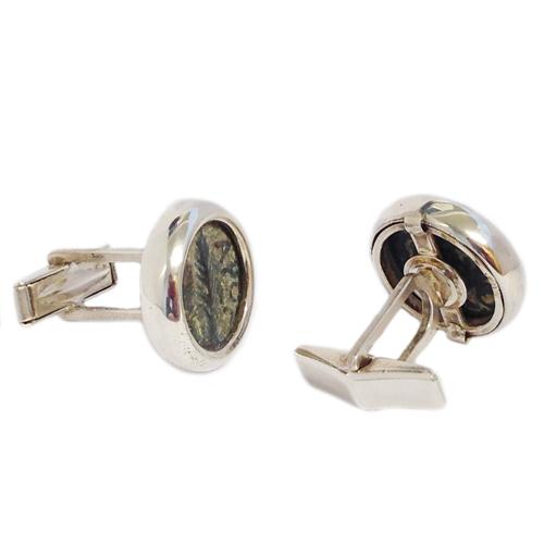Sterling Silver Ancient Procurator Coin Cufflinks
