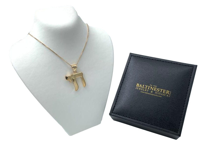 14k Gold Classic Chai Pendant