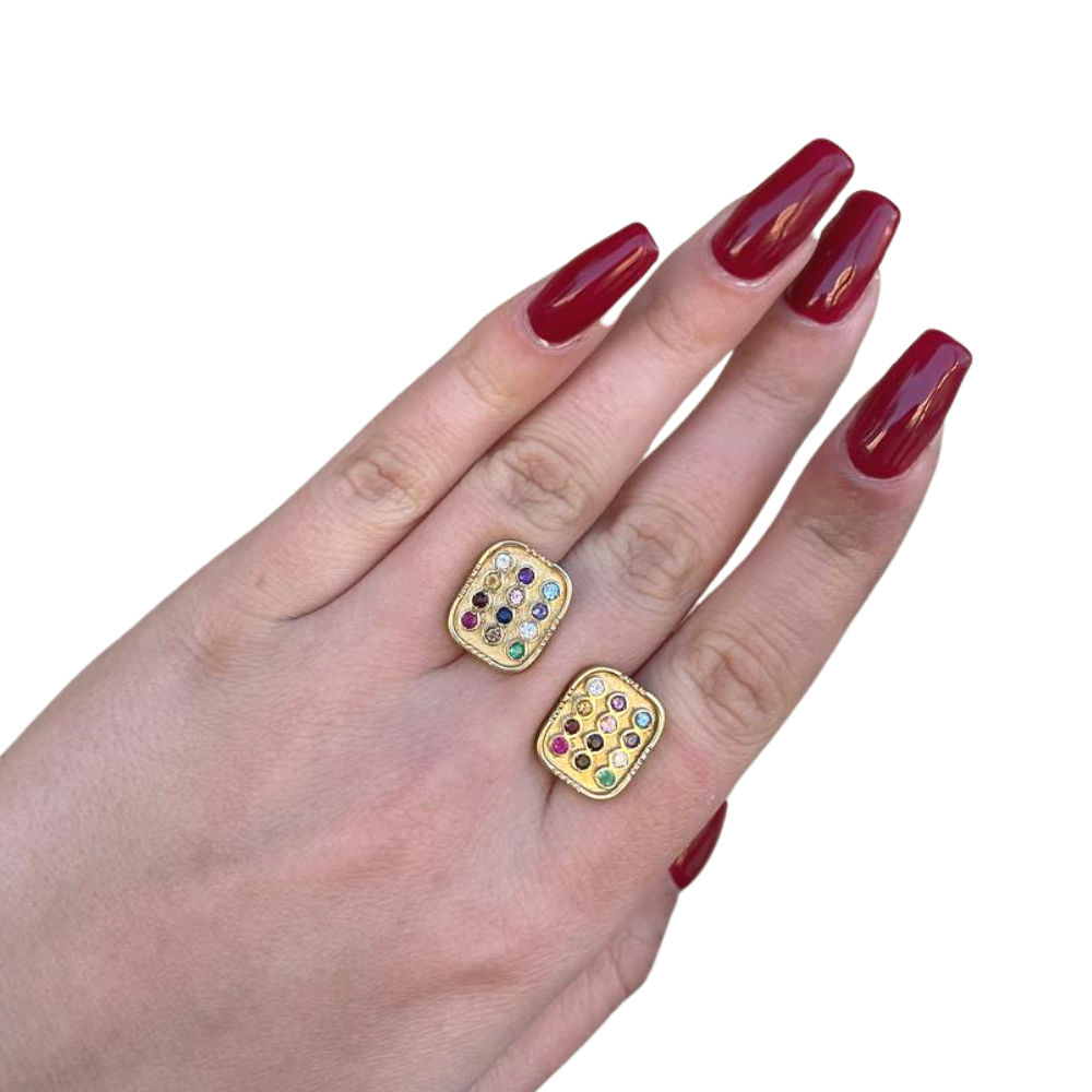 Hoshen Cufflinks in 14k Gold