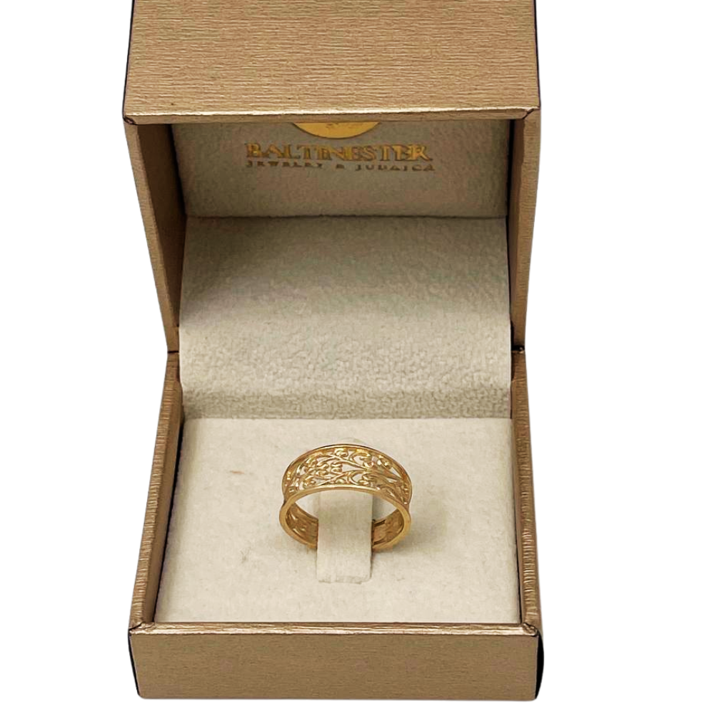 14K Gold Yemenite Filigree Ring