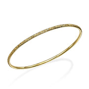 Thick Elaborate Gold Moroccan Bangle