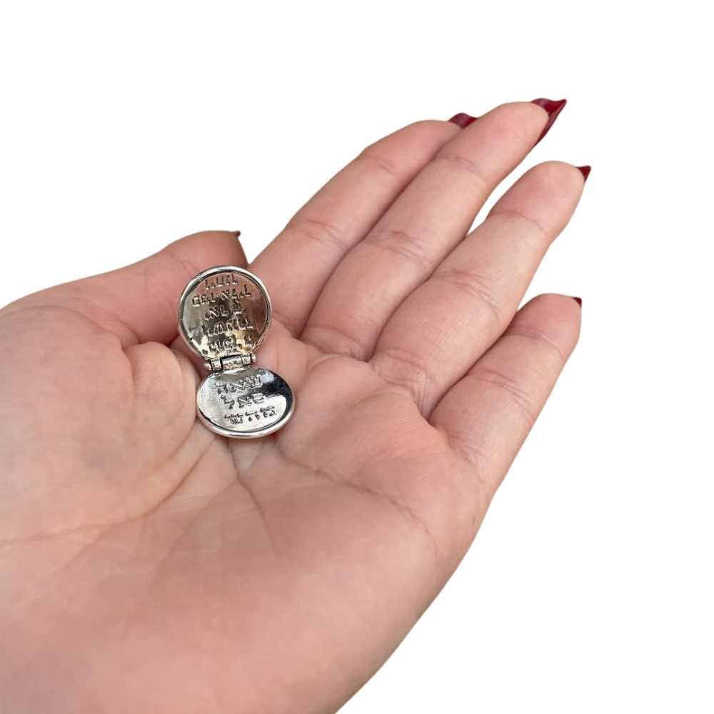 Silver Ben Porat Chrysoberyl Stone Pendant