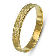 14k Gold Vertical Florentine Wedding Band