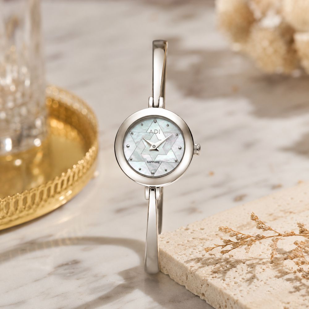 Star of David Women's Watch Stainless Steel Silver or Gold