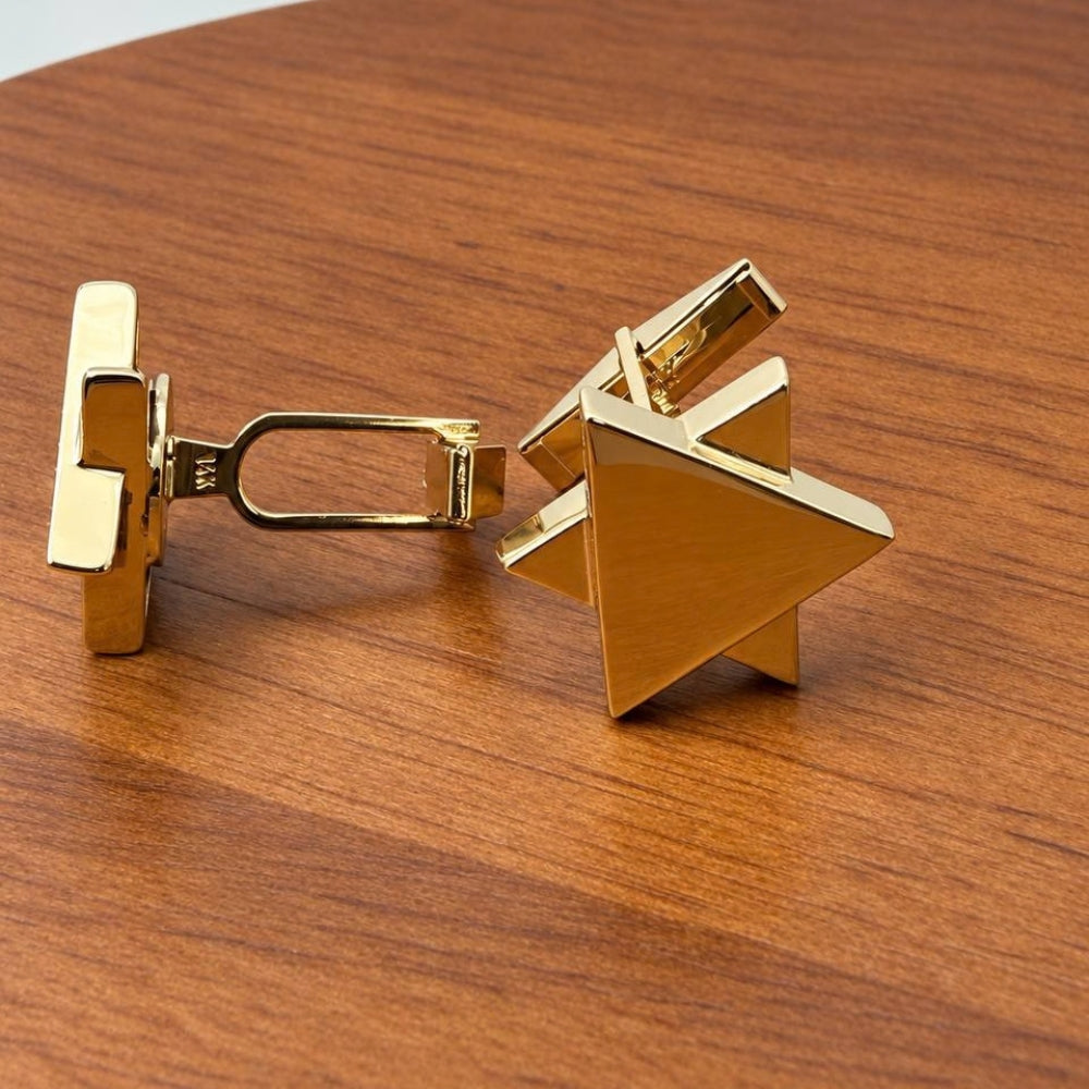 14k Gold Star of David Cufflinks
