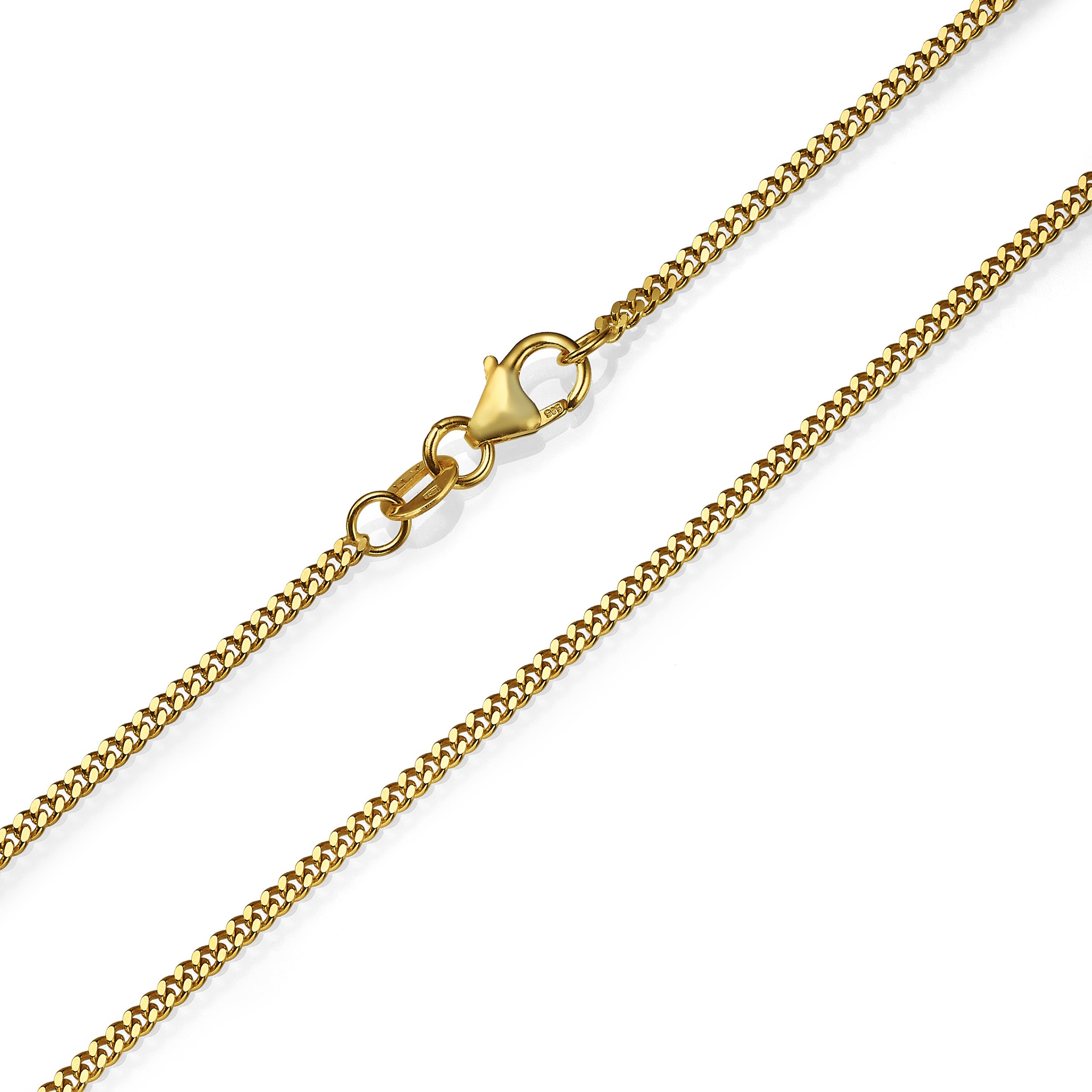14K Gold Panzer / Cuban Chain - 1.8 MM Thick