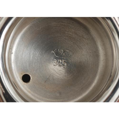 Silver Octagonal Candle Holders