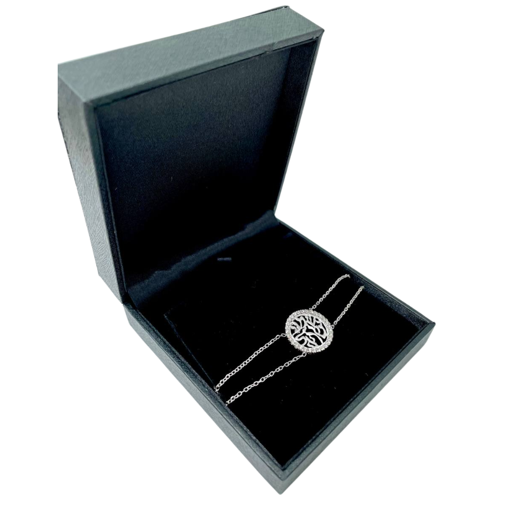 14k Gold and Diamond Shema Yisrael Bracelet