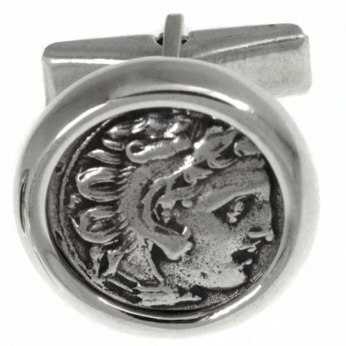 Alexander The Great Coin Cufflinks