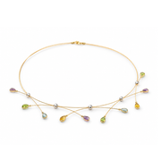 14K Gold Crisscross Necklace