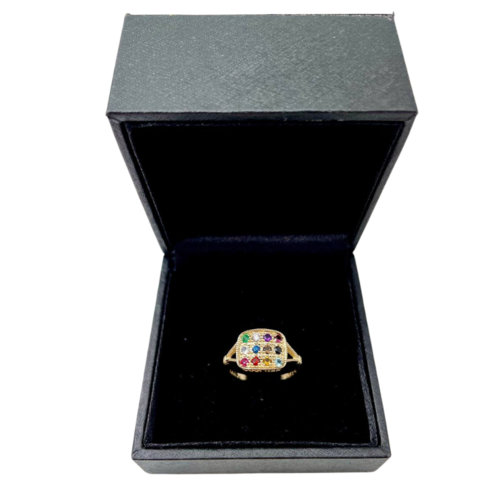 14K Gold Hoshen Ring - Slender