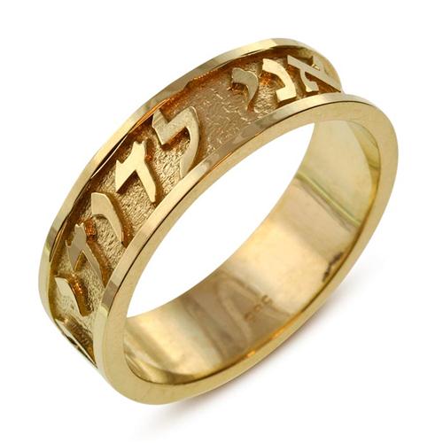 Ani Ledodi Love Ring 14k Yellow Gold