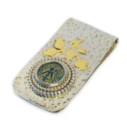 Hammered Silver and Gold Maccabean Coin Money Clip