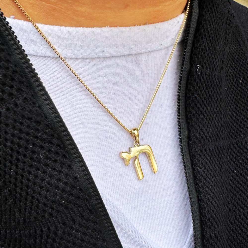 14k Gold Hai Pendant