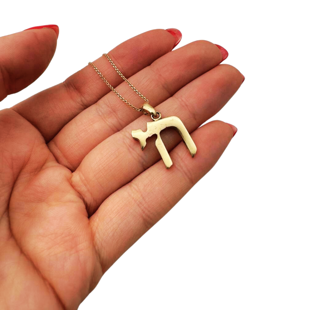 14k Gold Hai Pendant