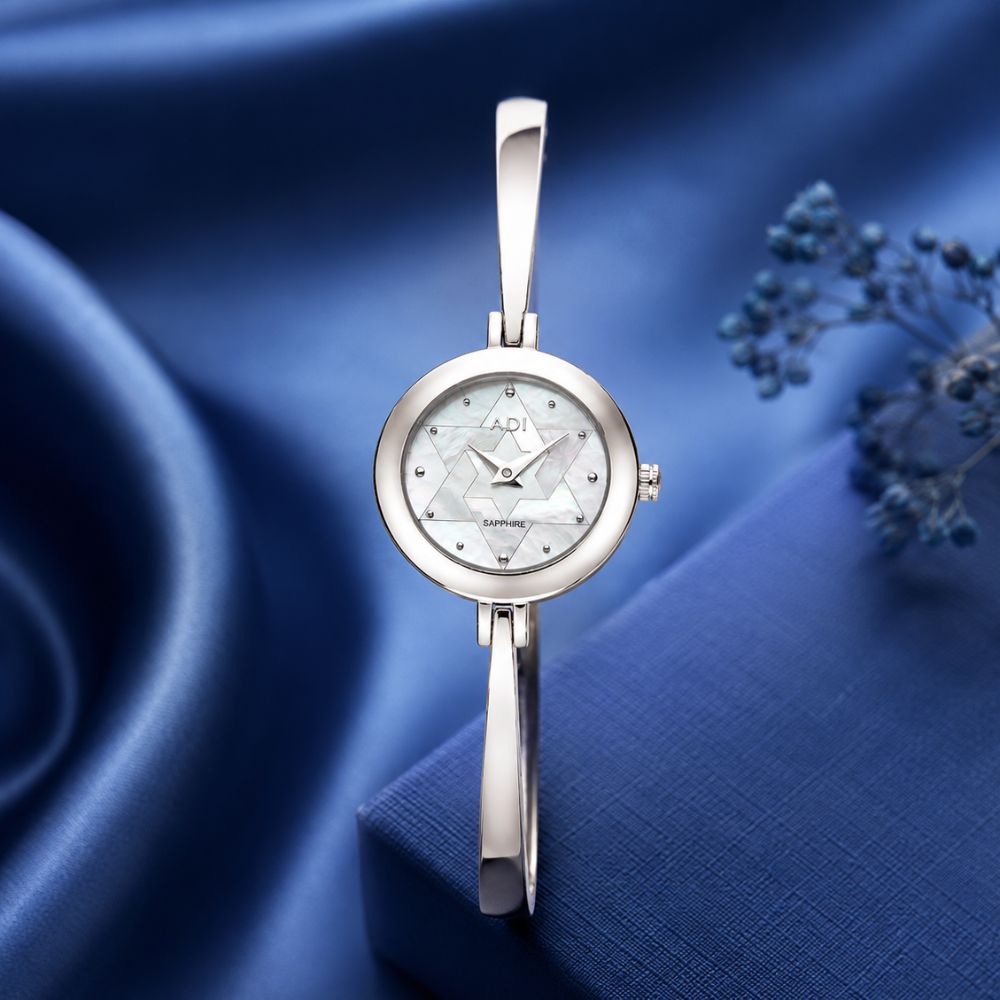 Star of David Women's Watch Stainless Steel Silver or Gold