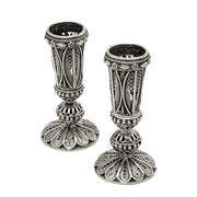 Sterling Silver candlestick - Filigree Set of 2