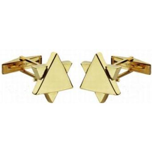 14k Gold Star of David Cufflinks