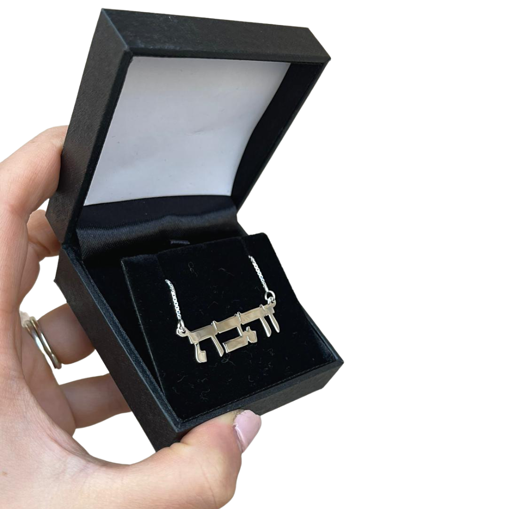 Large Font Hip Hop Style Name Necklace