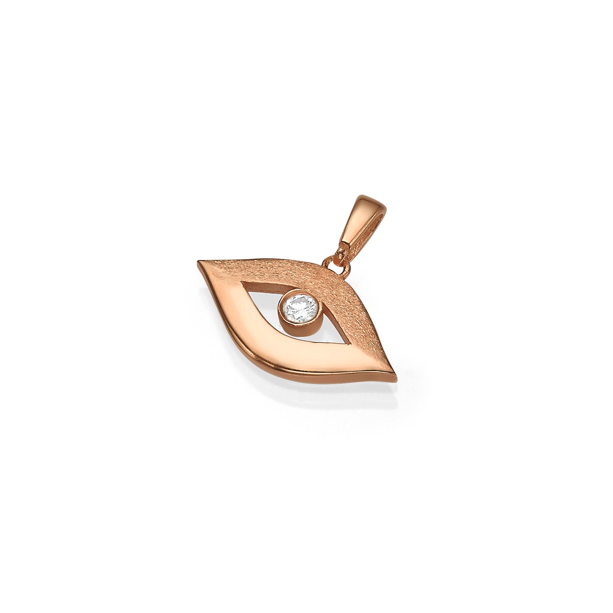 Evil Eye Diamond Pendant in 14K Gold