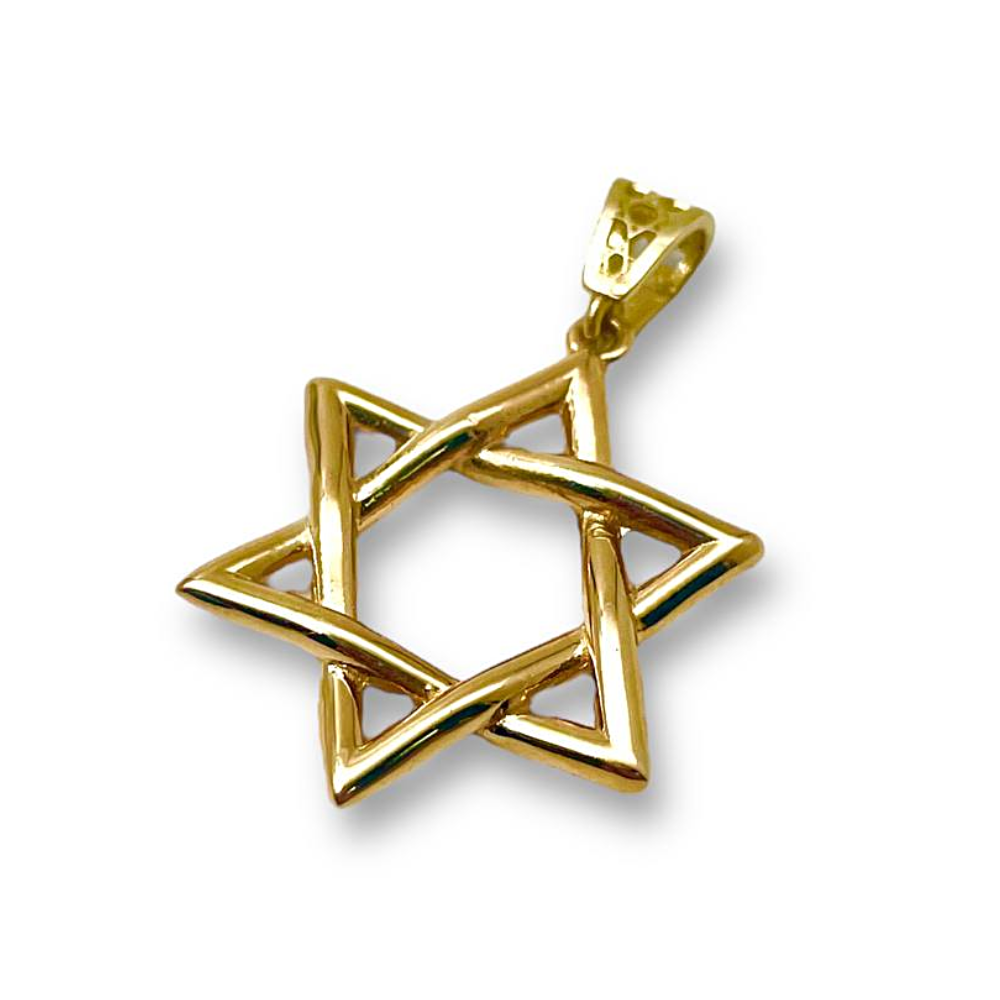 Star of David Pendant in 14K Gold