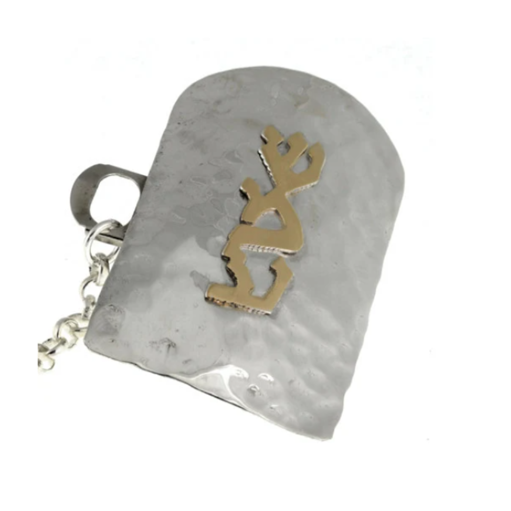 Stunning Gold and Silver Shema Israel Tallit Clip