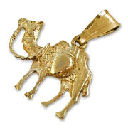 Camel Pendant in 14k Gold
