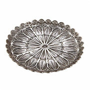 Sterling Silver Filigree Kiddush Cup Plate