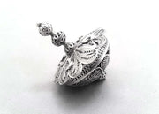 Sterling Silver Filigree Dreidel with Besamim Spice Box