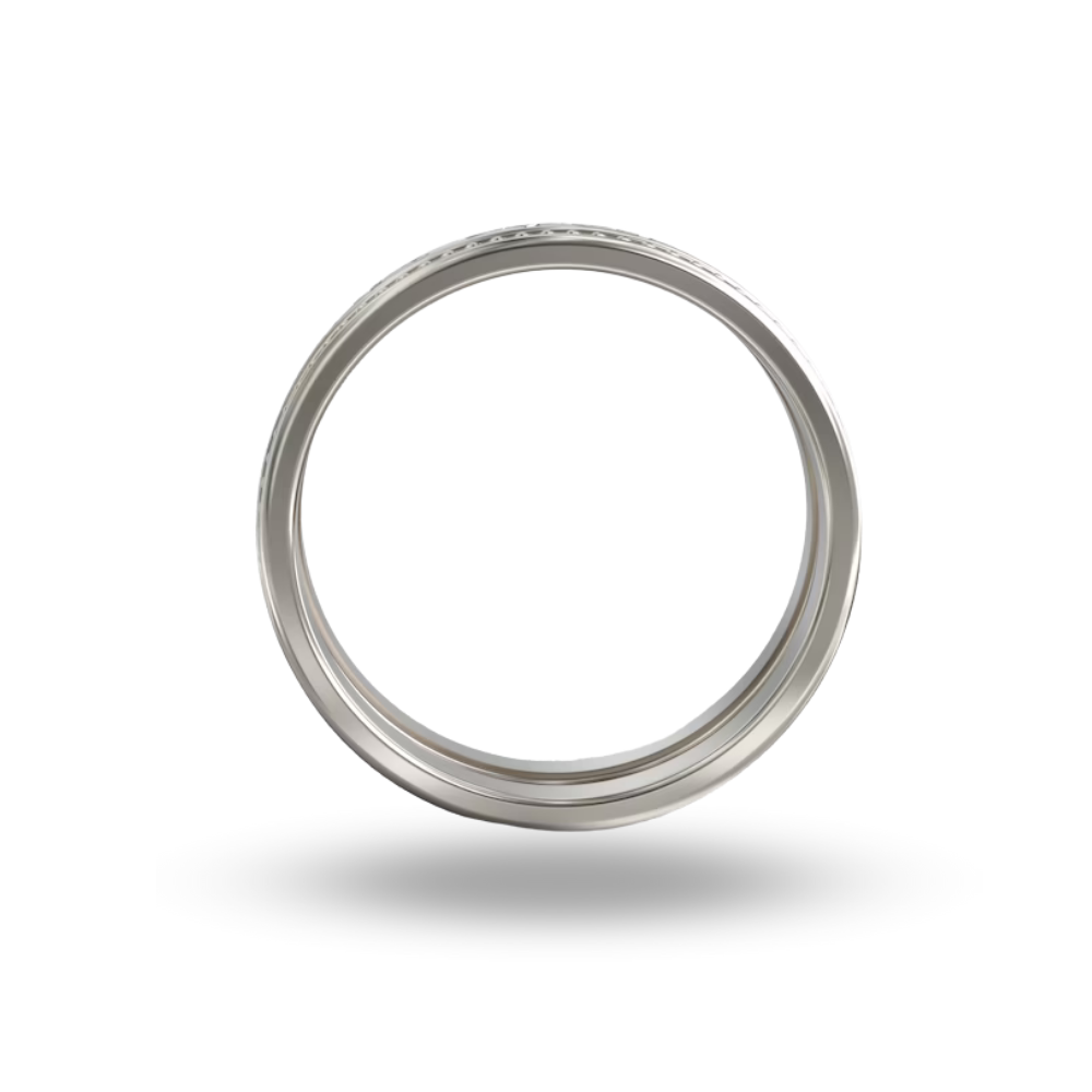 Silver Hebrew Wedding Ring - Ani Ledodi My Beloved