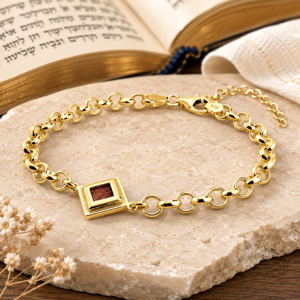 Sterling Silver Nano Bible Bracelet Hebrew Bible Pendant